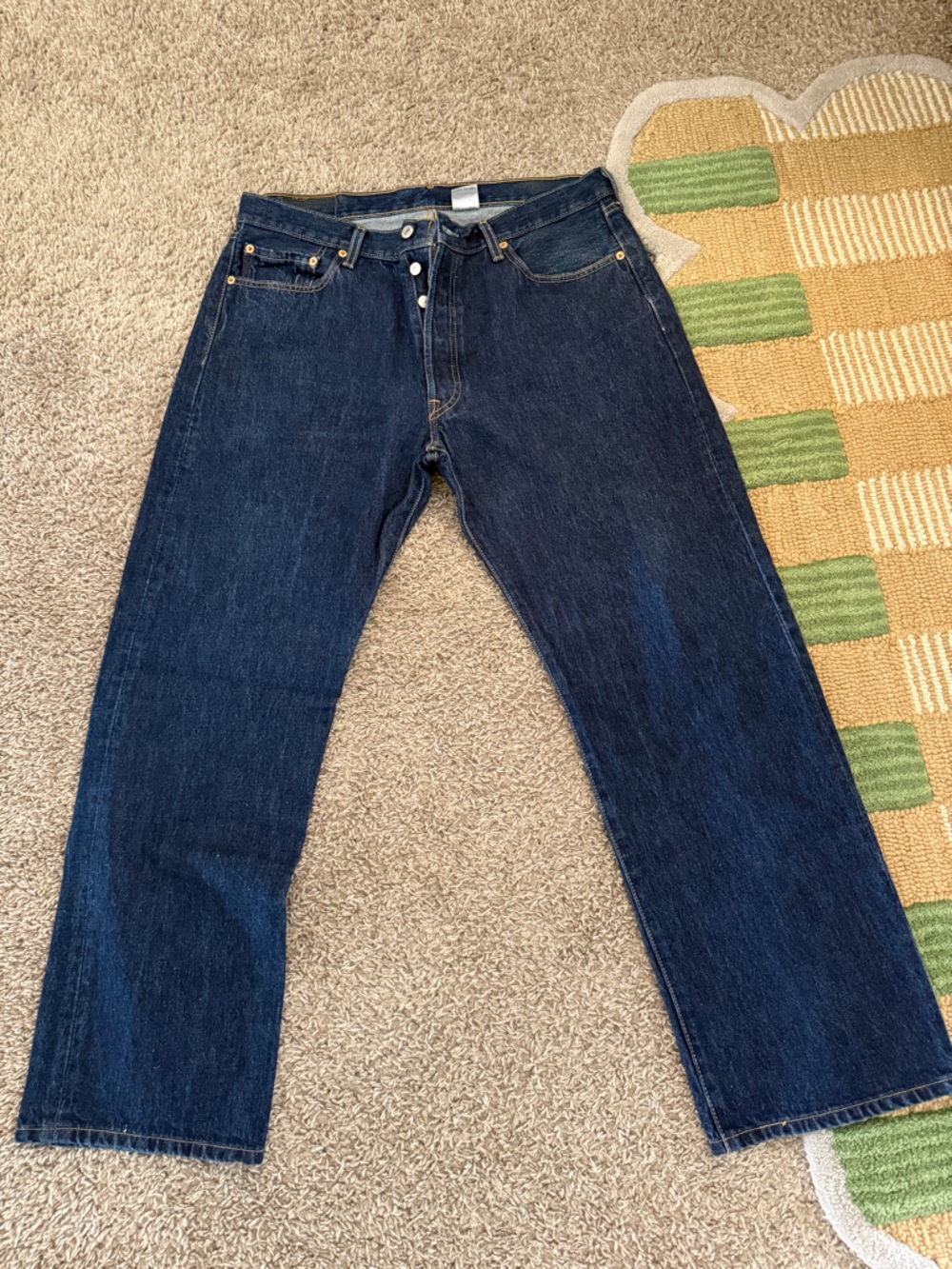 Men’s Levi’s 501 Dark Wash Jeans 36x30